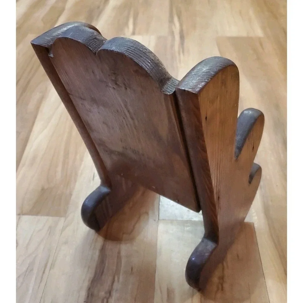 Vintage Wooden Rocking Chair Solid Wood For Dolls 12 X 6.75‎ X 6.5
